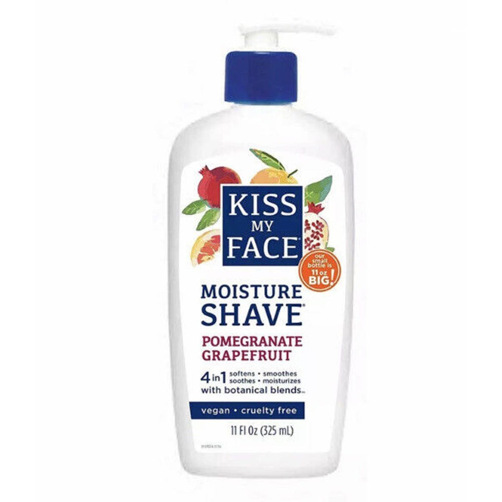 Kiss My Face Shaving 4 in 1 Moisture Shave Pomegranate Grapefruit 11oz Lotion V…